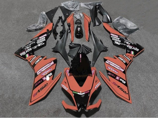 Comprare Carena Moto Aprilia RSV4 1000 2009-2015 - Arancia Nero