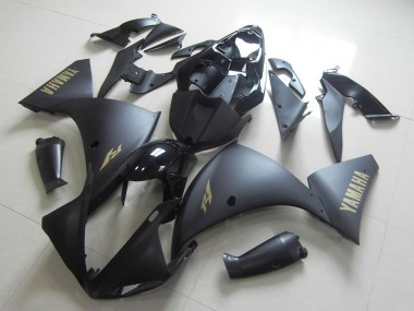 Comprare Carena Moto Yamaha YZF R1 2009-2011 - Nero Lucido Nero Opaco Oro Decals