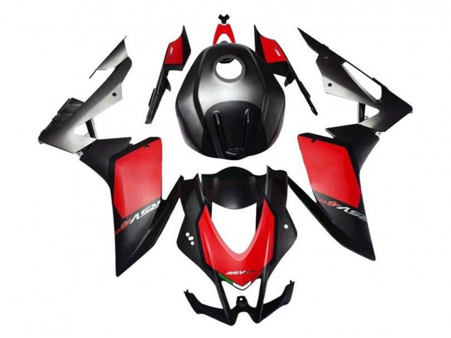 Comprare Carena Moto Aprilia RSV4 1000 2016-2020 - Nero Opaco Rosso Grigio