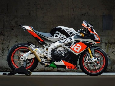 Comprare Carena Moto Aprilia RSV4 1000 2016-2020 - Nero Opaco Argento Rosso Verde