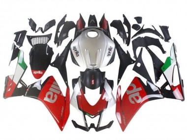 Comprare Carena Moto Aprilia RSV4 1000 2016-2020 - Rosso Argento Nero Verde