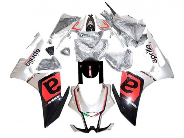 Comprare Carena Moto Aprilia RSV4 1000 2016-2020 - Argento Nero Rosso