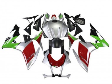 Comprare Kit Carena Moto Aprilia RSV4 1000 2016-2020 - Argento Rosso Nero Verde