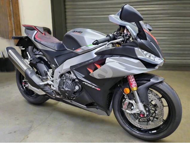 Comprare Carena Moto Aprilia RSV4 1100 2021-2024 - Lucido Argento Nero Opaco