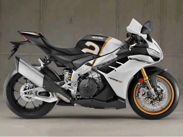 Comprare Carena Moto Aprilia RSV4 1100 2021-2024 - Bianco Nero Oro