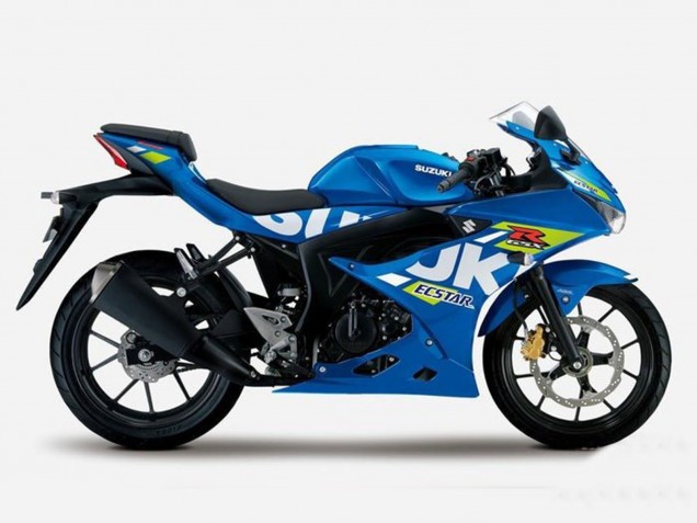 Comprare Carena Moto Suzuki GSXR125 2017-2025 - Blu Giallo Ecstar