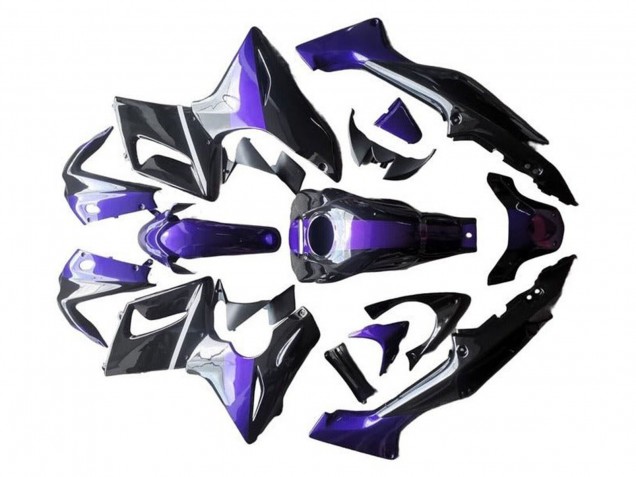 Comprare Carena Moto Honda CBR125R 2002-2006 - Argento Viola Nero Lucido