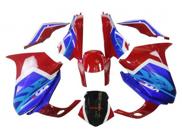 Comprare Carena Moto Honda VFR 1200 2010-2014 - Bianco Rosso Blu