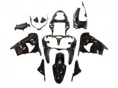 Comprare Carena Moto Kawasaki ZX9R 2000-2001 - Nero Lucido Bianco Decal
