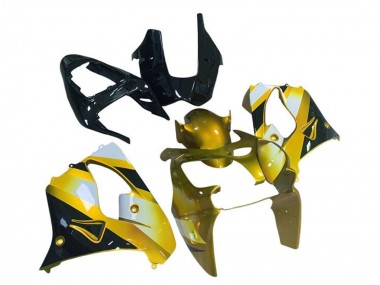 Comprare Carena Moto Kawasaki ZX9R 2002-2003 - Giallo Bianco Nero