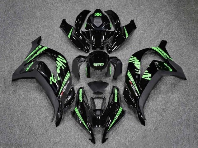 Comprare Carena Moto Kawasaki ZX10R 2016-2020 - Nero Lucido Verde