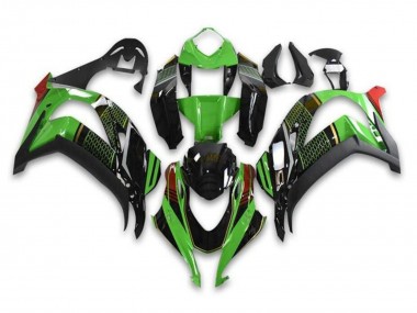Comprare Carena Moto Kawasaki ZX10R 2016-2020 - Verde Nero Lucido Rosso Honeycomb