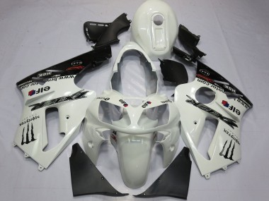 Comprare Carena Moto Kawasaki ZX12R 2000-2001 - Bianco Perla Nero Elf Mostro Energy