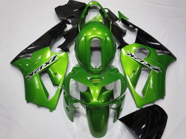 Comprare Carena Moto Kawasaki ZX12R 2002-2006 - Verde Nero Lucido