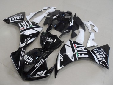 Comprare Carena Moto Yamaha YZF R1 2012-2014 - Bianco Nero Fiat