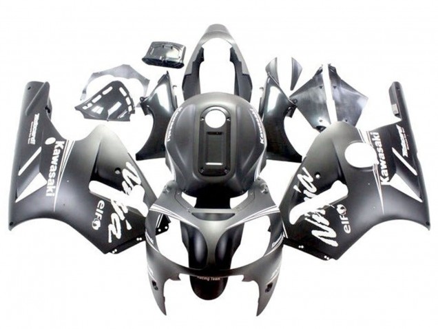 Comprare Carena Moto Kawasaki ZX12R 2002-2006 - Nero Opaco Bianco