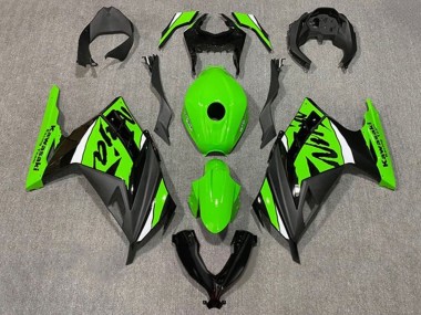 Comprare Carena Moto Kawasaki EX300 2013-2024 - Verde Bianco Nero