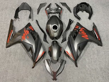 Comprare Carena Moto Kawasaki EX300 2013-2024 - Nero Opaco Rosso