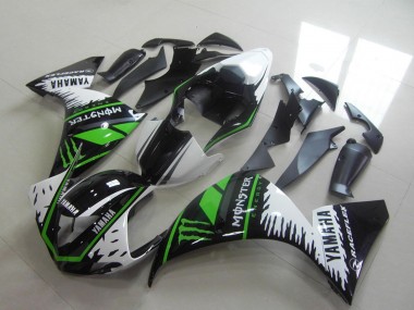 Comprare Carena Moto Yamaha YZF R1 2012-2014 - Bianco Nero Verde Mostro