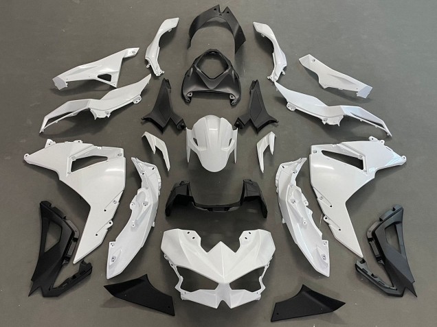 Comprare Carena Moto Kawasaki Ninja 500 EX500R 2024-2025 - Bianco Nero