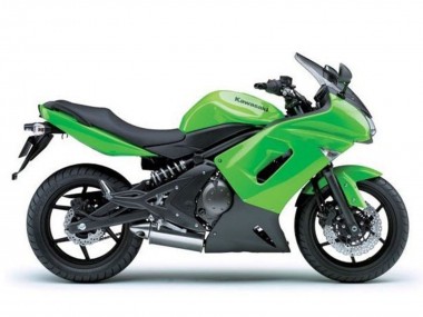 Comprare Carena Moto Kawasaki Ninja 650 EX650 2006-2008 - Verde Nero Opaco