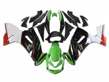 Comprare Carena Moto Kawasaki Ninja 650 EX650 2006-2008 - Verde Nero Bianco Rosso