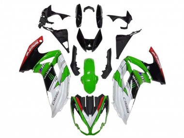 Comprare Carena Moto Kawasaki Ninja 650 EX650 2012-2016 - Bianco Verde Nero Rosso Mostro