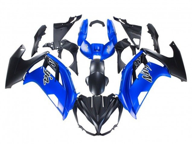 Comprare Carena Moto Kawasaki Ninja 650 EX650 2012-2016 - Blu Nero Opaco