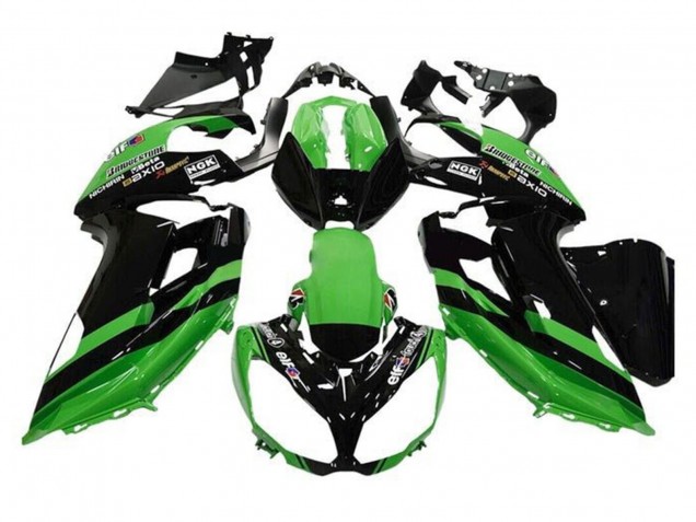 Comprare Carena Moto Kawasaki Ninja 650 EX650 2012-2016 - Verde Nero Banda