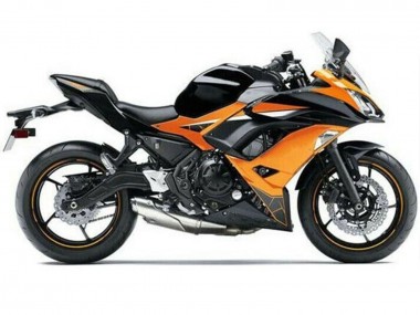 Comprare Carena Moto Kawasaki Ninja 650 EX650 2017-2019 - Arancia Nero