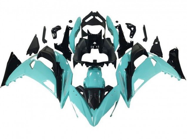 Comprare Carena Moto Kawasaki Ninja 650 EX650 2017-2019 - Azzurro Chiaro Nero