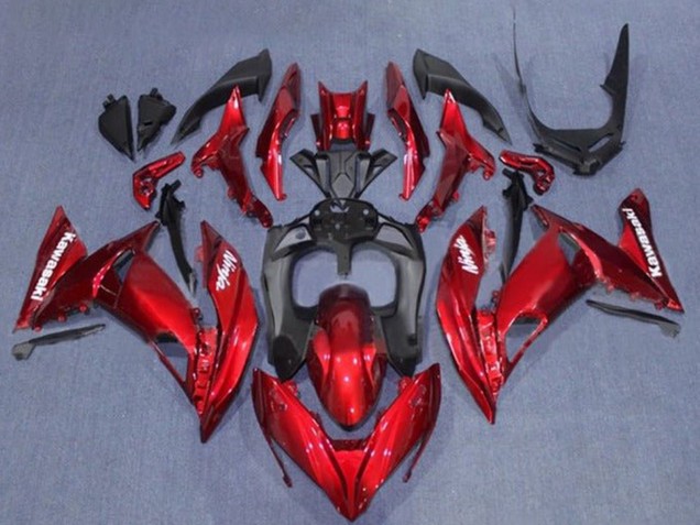 Comprare Carena Moto Kawasaki Ninja 650 EX650 2017-2019 - Rosso Nero Bianco