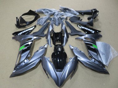 Comprare Carena Moto Kawasaki Ninja 650 EX650 2017-2019 - Grigio Lucido Verde Nero Bianco