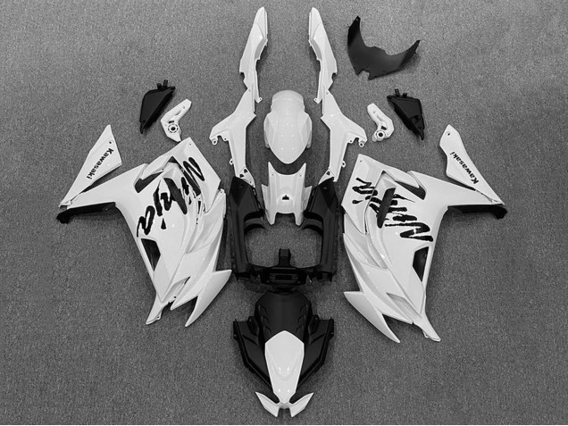 Comprare Carena Moto Kawasaki Ninja 650 EX650 2020-2025 - Bianco Nero