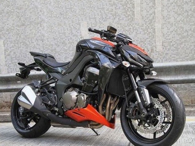 Comprare Carena Moto Kawasaki Z1000 2014-2019 - Nero Arancia