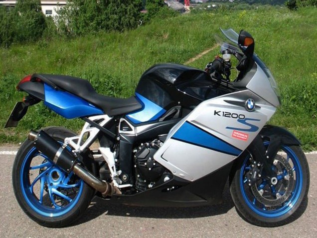 Comprare Carena Moto BMW K1200S 2005-2010 - Argento Blu Nero