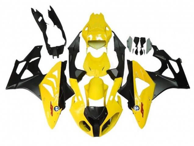 Comprare Carena Moto BMW S1000RR 2009-2014 - Giallo Nero Opaco