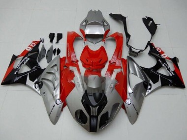 Comprare Carena Moto BMW S1000RR 2009-2014 - Argento Rosso Nero