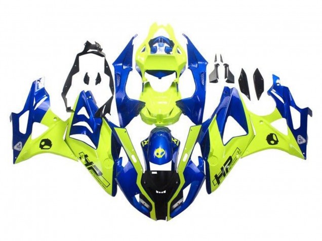 Comprare Carena Moto BMW S1000RR 2009-2014 - Blu Giallo HP