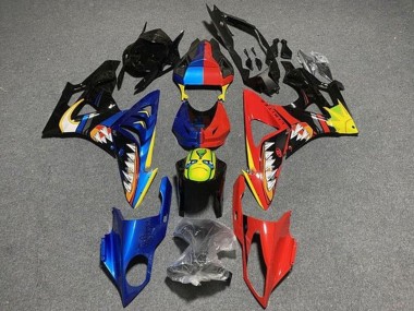 Comprare Carena Moto BMW S1000RR 2009-2014 - Blu Rosso Giallo Nero Squalo