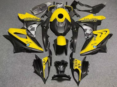 Comprare Carena Moto BMW S1000RR 2009-2014 - Giallo Falso Fibra di Carbonio
