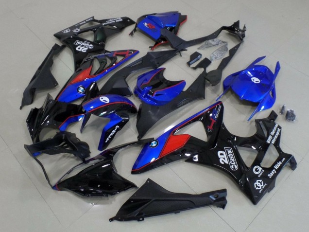 Comprare Carena Moto BMW S1000RR 2015-2016 - Blu Rosso Nero Lucido Castrol