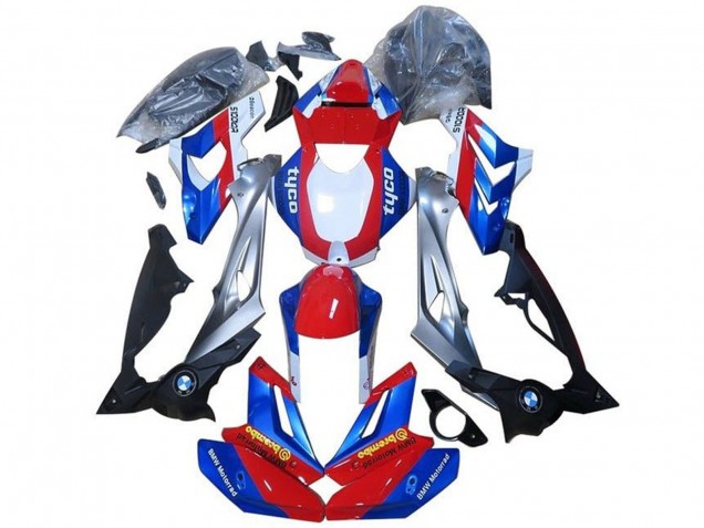 Comprare Carena Moto BMW S1000RR 2015-2016 - Argento Rosso Blu Nero