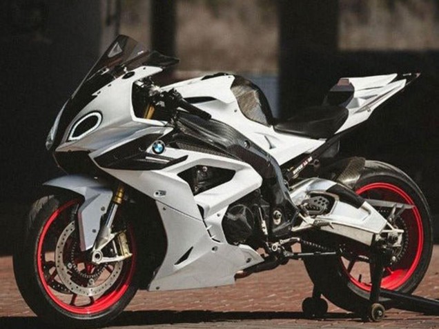 Comprare Carena Moto BMW S1000RR 2015-2016 - Blu Viola Falso Forgiato Fibra di Carbonio