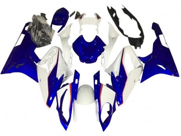 Comprare Carena Moto BMW S1000RR 2015-2016 - Bianco Rosso Blu Gessato