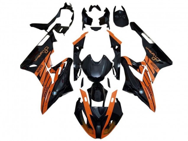 Comprare Carena Moto BMW S1000RR 2015-2016 - Arancia Nero Lucido