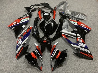Comprare Carena Moto BMW S1000RR 2015-2016 - Bianco Rosso Blu Nero Lucido Banda