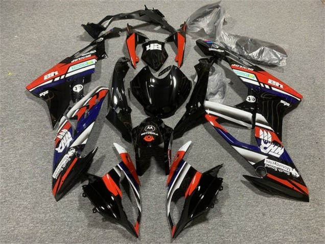 Comprare Carena Moto BMW S1000RR 2015-2016 - Bianco Rosso Blu Nero Lucido Banda