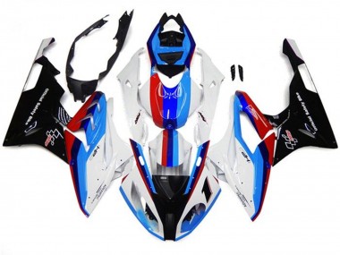 Comprare Carena Moto BMW S1000RR 2017-2018 - Bianco Blu Rosso Nero Banda