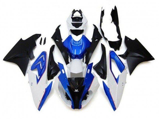 Comprare Carena Moto BMW S1000RR 2017-2018 - Bianco Blu Nero Opaco